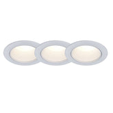 Lutec Altum Light Fittings with 3 GU10 Smart Bulbs White